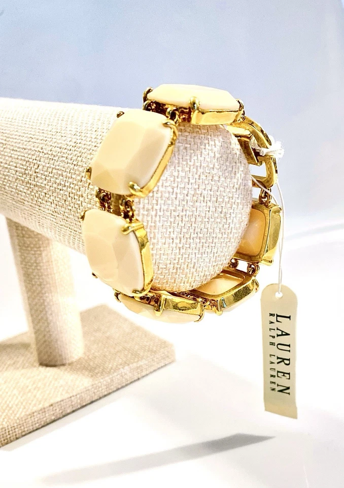 Ralph Lauren браслет золотистый шикарный богемное ретро квадратный костюм см. фотографии - Изображение 4 из 4