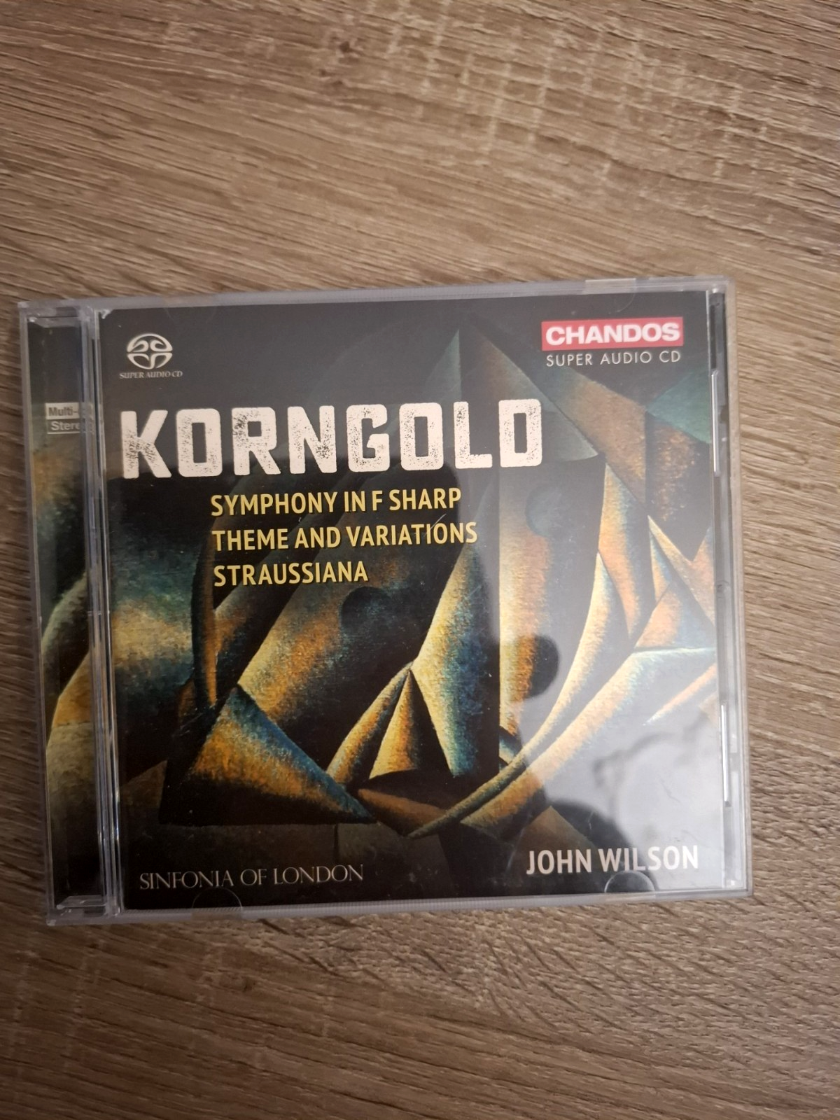 SACD Erich Wolfgang Korngold Symphony In F Sharp etc: John Wilson SACD
