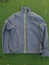 Nike Tech Workers Jacket Grey Charcoal Size L Yellow Zipper Vintage See photos