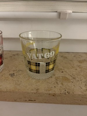 Glas,Whisky,2 Stk,Retro,Vintage,Original,ballentines,Gin,gebraucht