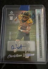 2022 Panini Luminance - Rookie Christian Watson #118 Autographs /349 (AU, RC)