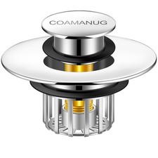 Bathtub Stopper  Shower Drain Hair Catcher, Pop-up Tub Stopper with Strainer...