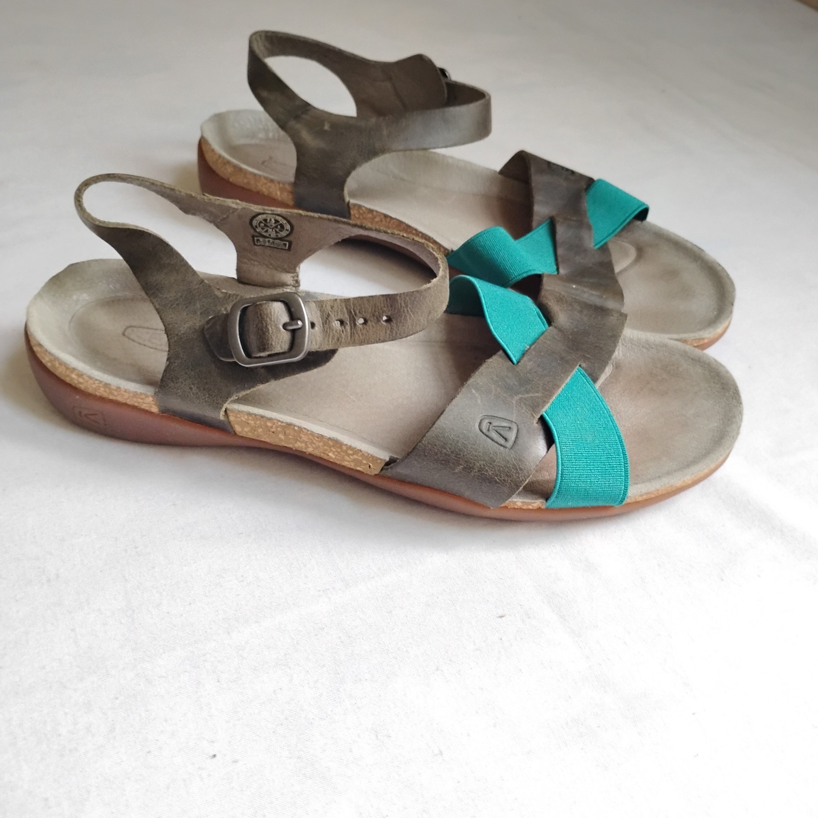 Sandali Keen 7 5 donna in pelle di sughero senza piedini comodi escursionismo outdoor