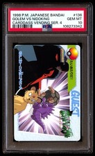 PSA 10 Golem Vs Nidoking 136 Pokemon Bandai Carddass Japanese Distributori Serie