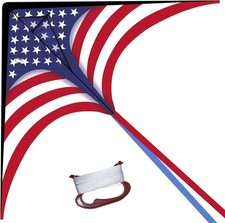 American Flag Kite for Kids Adults, Large Easy to Fly Patriotic 4th o