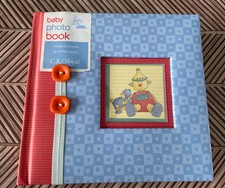 Baby Photo Book CR Gibson 2011 Baby Bots Cathy Heck 2011 Holds 60 Photos Blue