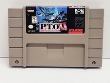 PTO II Pacific Theater Operations 2  SNES Cartrdige Only Authentic TESTED 