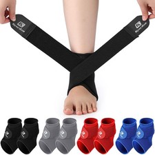 1 Pair Ankle Support Braces with Adjustable Strap Plantar Fasciitis Pain Relief
