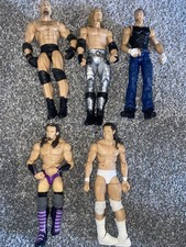 Vintage WWE WWF Wrestling Figures Goldberg Edge Dean Ambrose Neville Bo Dallas