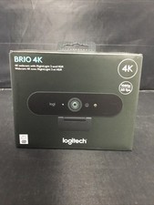 Authentic Logitech 4K Pro Webcam - Black 960-001390 Brand New Sealed