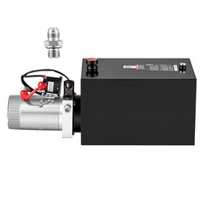Uimoso 20 Quart Hydraulic Pump Dc 12v Single Acting For Dump Trailers Uimoso 20 Quart Hydraulic Pump Dc 12v Single Acting For Dump Trailers