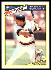 Reggie Jackson 1987 Topps Woolworth Baseball Highlights #4 Angels MLB READ