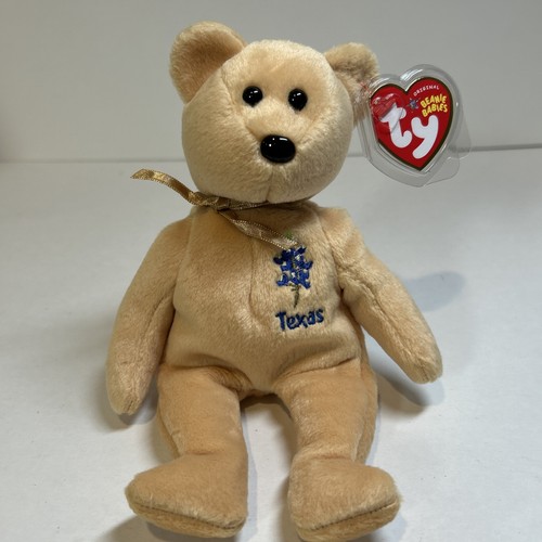 TY Beanie Baby TEXAS BLUEBONNET die Bärenshow exklusives 9 Zoll Plüschtier Spielzeug