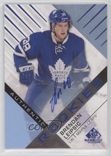 2016-17 SP Game Used Authentic Rookies Blue Auto Brendan Leipsic #160 Auto v6d