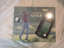 Vintage Radica Monte Carlo Tournament Golf Handheld LCD Electronic Game CIB