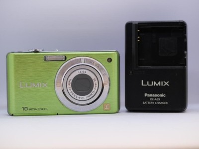 Panasonic LUMIX DMC-FS3 Green 10 Megapixel Compact Digital Camera
