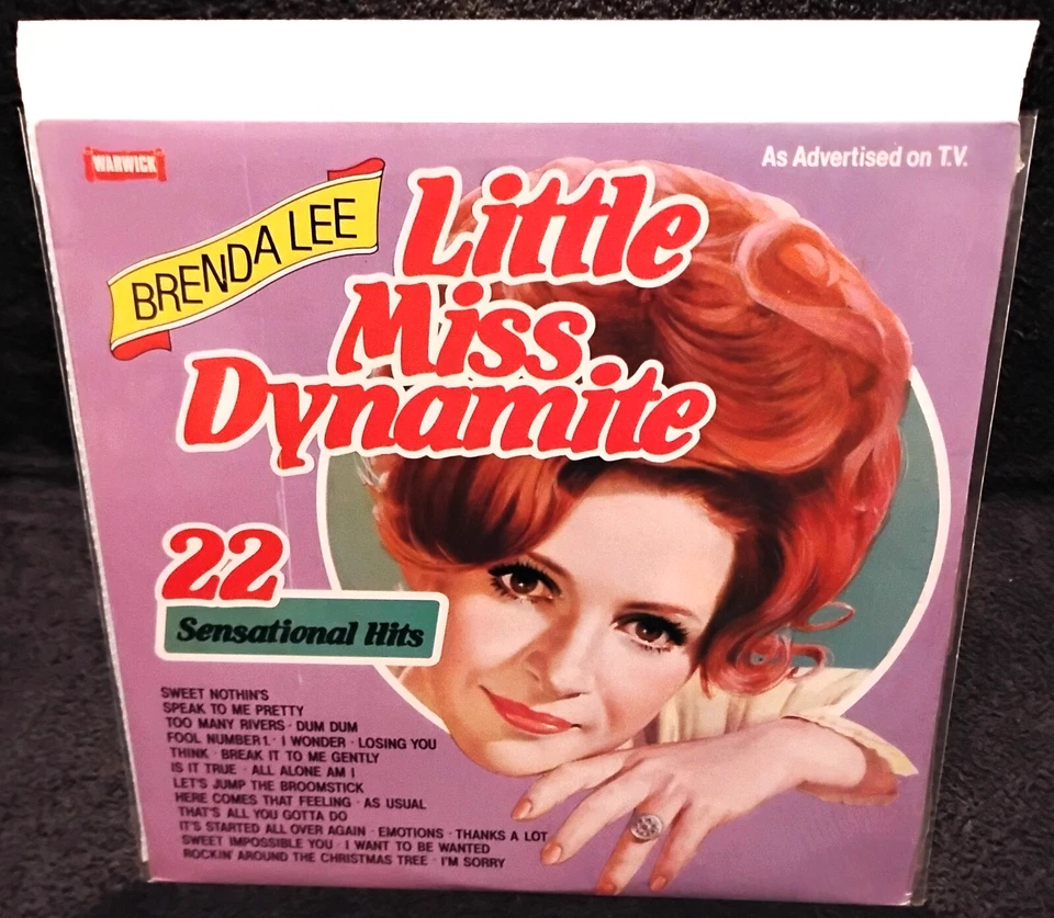 (NEW)  BRENDA LEE "LITTLE MISS DYNAMITE"  (RARE VINYL / 1ST REL-1980 / MINT) - Image 4 of 4