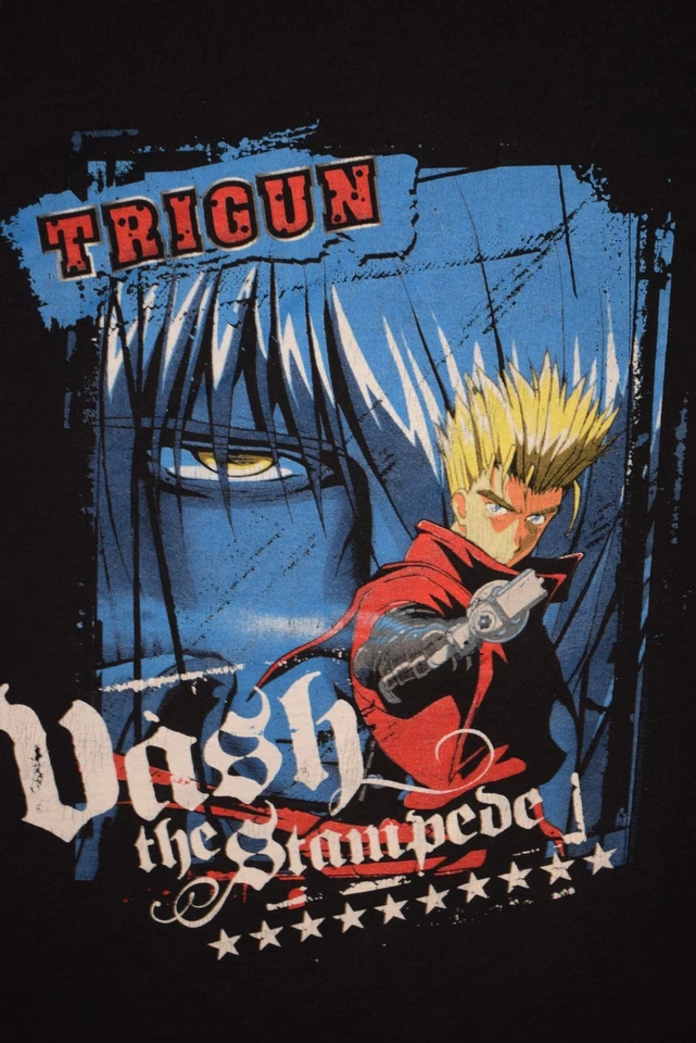 Vash the Stampede vtg t shirt 2XL XXL Manga Yasuhiro Nightow AAA Alstyle - Image 2 of 4