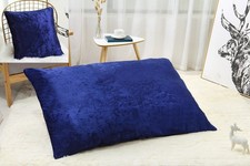 Crushed Velvet Cushion Decorative Sofas Pillows Cover or Large Plain All Sizes