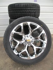 20" New Set Chevrolet Tahoe Silverado Suburban Chrome 4 Wheels With Tires 5668 G