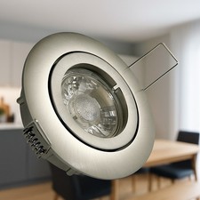 230V LED Einbaustrahler Decke Einbau Bajo K9451 GU10 5W=50W für Bad & Wohnraum