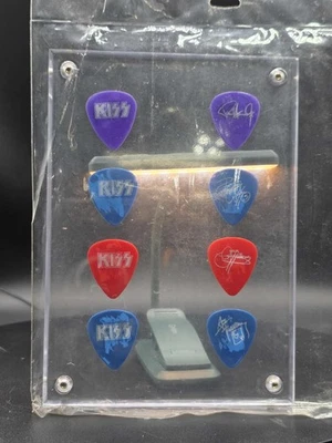 KISS Stamped Autographed Guitar Picks. Never removed from packaging! - Image 1 of 2