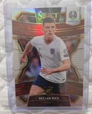 2020 Panini Select UEFA Euro Soccer Silver Prizm Declan Rice #81 RC
