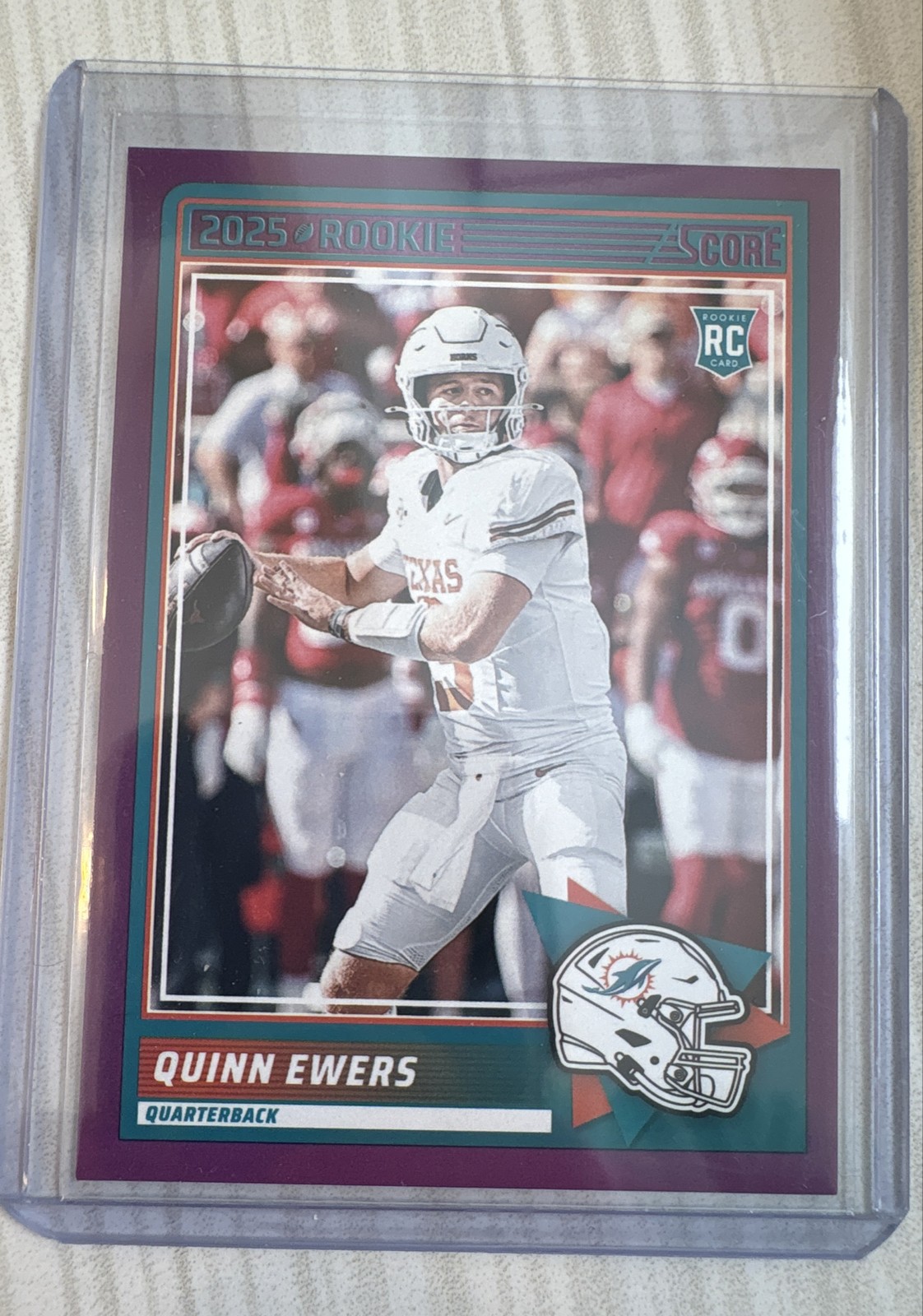 2025 Score - Rookies Quinn Ewers #75 Purple (RC)
