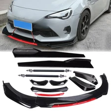 Front Bumper Lip Spoiler Splitter Body Kit Side Skirt Rear Lip For Toyota Coroll