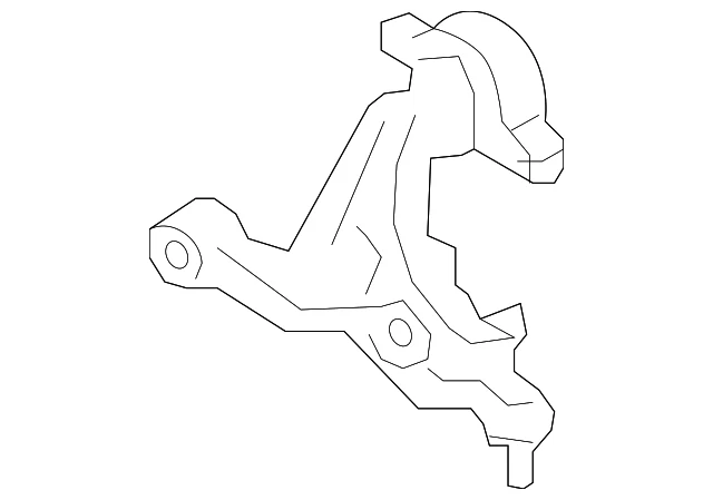 Braço de controle inferior genuíno 2007-2013 Rogue 2014-2015 Rogue Select Nissan 54500-JG - Imagem 3 de 4