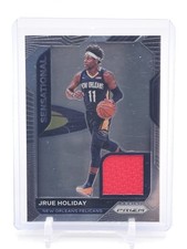 JRUE HOLIDAY 2020-21 PANINI PRIZM BASKETBALL SENSATIONAL PATCH PELICANS Q4588