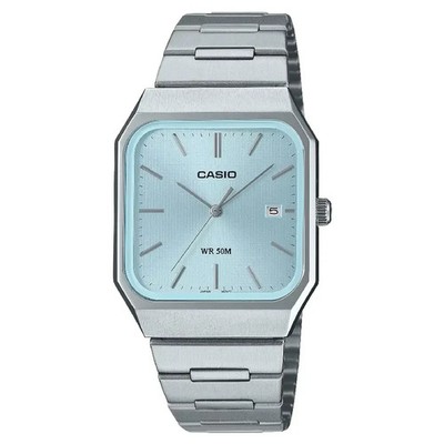 日本未発売！CASIO MTP-B185D-2A2VDF ライトブルー Casio Collection Analog MTP-B185D-2A2VDF Light Blue Dial New Full