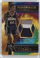 2017-18 Panini Select Throwback Memorabilia Tie-Dye Prizm 13/25 Jeff Teague 16rf