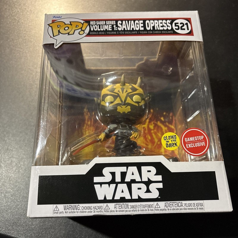 Funko Pop! Deluxe: Star Wars - Red Saber Series Volume 1: Savage Opress GameStop