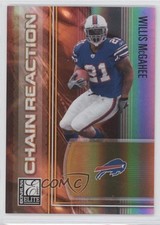 2007 Donruss Elite Chain Reaction Gold 622/1000 Willis McGahee #CR-18 z6b