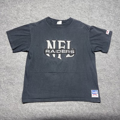 Vintage 90S Nutmeg Oakland Raiders T-Shirt Large National Football League RARE