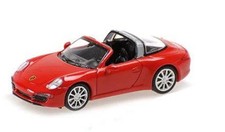 Minichamps 1/87 HO Porsche 991 Targa 2014 Red 870068041