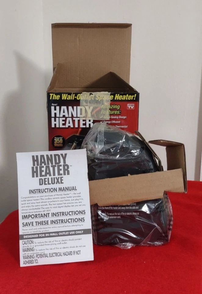 Handy Heater HEAT-MC12/4 Plug Outlet Speace Heater,The box is open to check it - Image 2 of 3