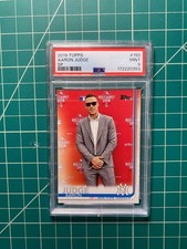 2019 TOPPS #150 AARON JUDGE YANKEES IN SUIT SP PSA 9