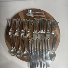 1847 Rogers Bros International Silver Plate Eternally Yours  52 piece 