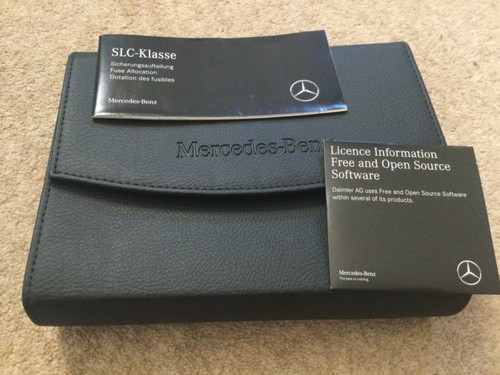MERCEDES SLC OWNERS MANUAL HANDBOOK & WALLET (2016 - 2021) FAST POST - Picture 5 of 5