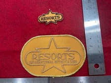 2 VINTAGE RESORTS International ATLANTIC CITY CASINO SECURITY OFFICER PATCHS  #2