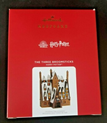 2021 Hallmark Wizarding World Harry Potter The Three Broomsticks Ornament NIB