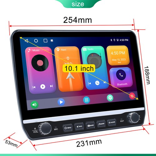 Android Carplay 10.1'' 64G Car Stereo For Toyota Camry 2017-2020 GPS Navi WiFi - Bild 4 von 6