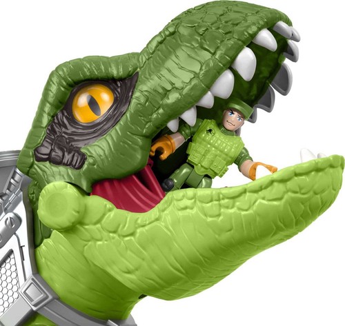 Imaginext Jurassic World Camp Cretaceous T-Rex Dinosaur Pursuit Playset - Picture 7 of 8