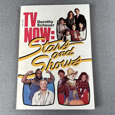 TV Now ~ Stars And Shows By Dorothy Scheuer 1984 Vintage Paperback Book 80s TV