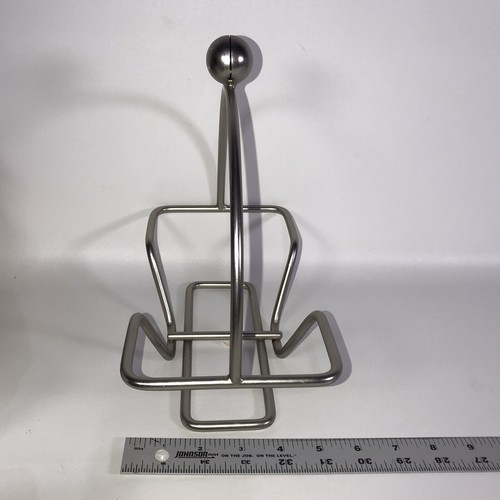 Pampered Chef SM BOWL CADDY #1946 contiene 2 adiciones simples tazones metal cepillado - Imagen 4 de 5