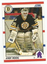 ANDY MOOG 1990-91 SCORE CARD NM-MT+ CONDITION