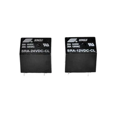 10PCS SRA-12VDC-CL DC 12V Coil 20A PCB General Purpose Relay 5 Pin SPDT 