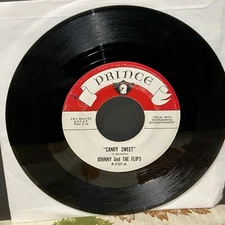 *HEAR* JOHNNY (BARBELLA) AND THE FLIPS "Candy Sweet" Prince 60's TEEN GARAGE 45